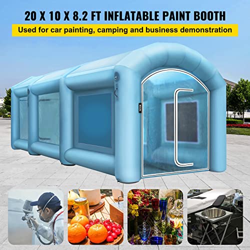 Inflatable Paint Booth with Filter System T806175