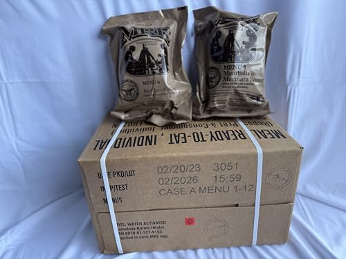 Factory Sealed Case MRE (Meals Ready to Eat) G1288