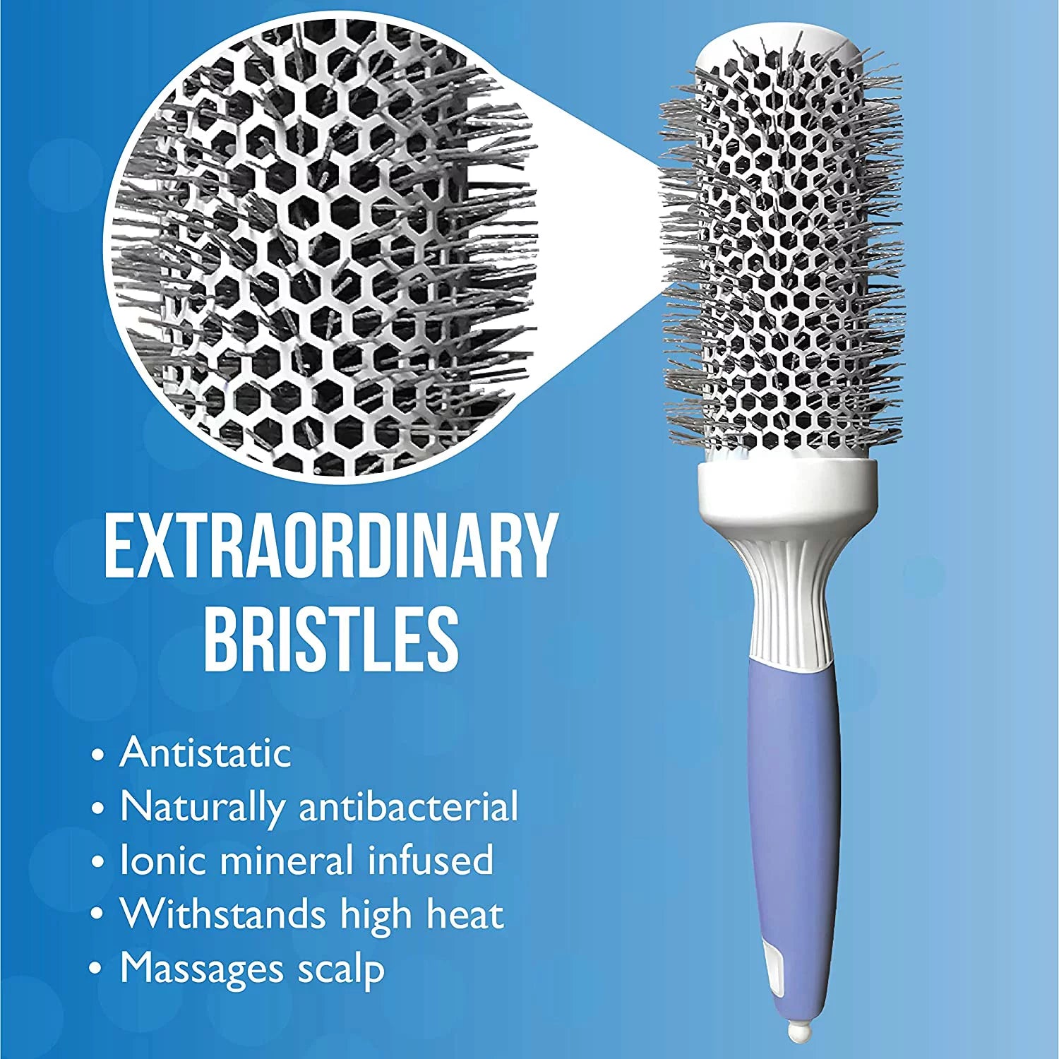 Small Ceramic Round Brush, 1.3 inch I777