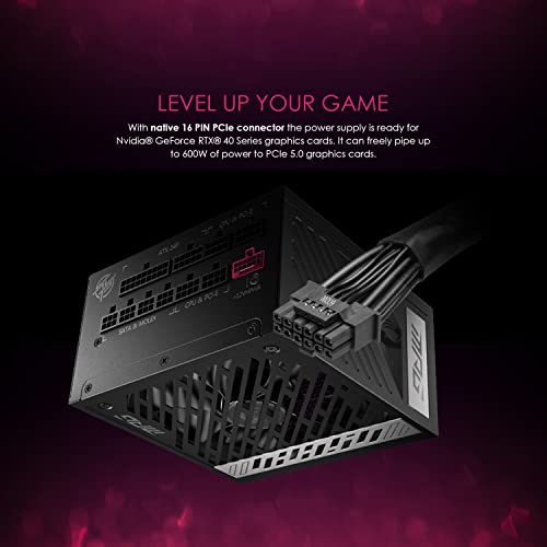 1000W 80 Plus Gold Full Modular ATX Power Supply U744