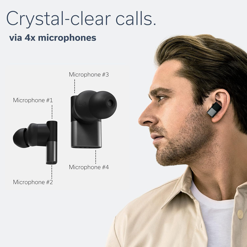 Wireless Earbuds with Bluetooth 5.2 and Metal Exterior N555