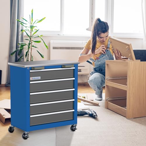 7-Drawer Rolling Toolbox with Lockable Wheels R719