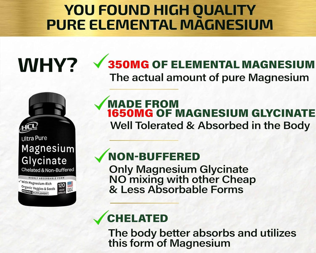 Magnesium Glycinate Capsules 350mg U26008