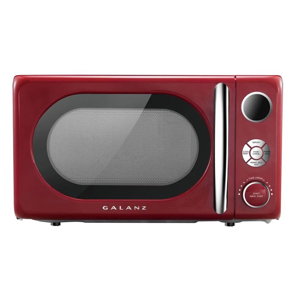 0.7 Cu ft Retro Countertop Microwave Oven, 700 Watts, Blue B4729