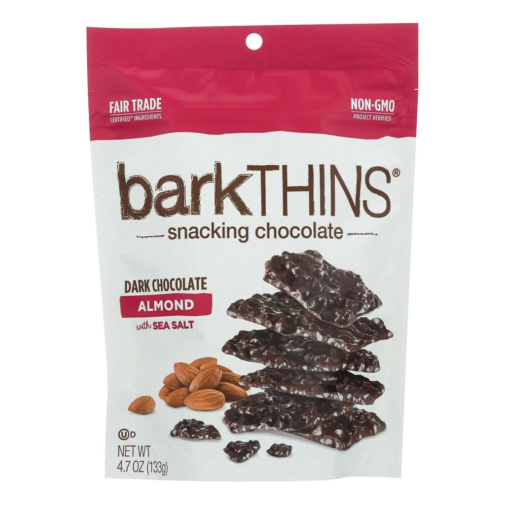 12 Pack Dark Chocolate Almond Snack Bars With Sea Salt, 4.7 Ounce Bars F435