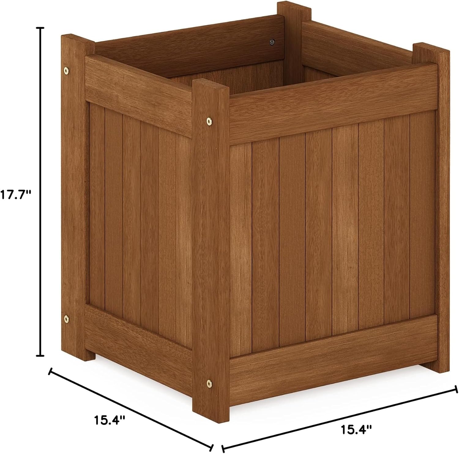 Natural Hardwood Flower Box F6583