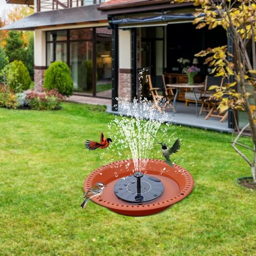 16 inch Green Hanging Bird Bath Bowl with Black Chains S821