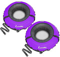2 Pack Inflatable Sledding Tubes with Heavy Duty Cover I781358