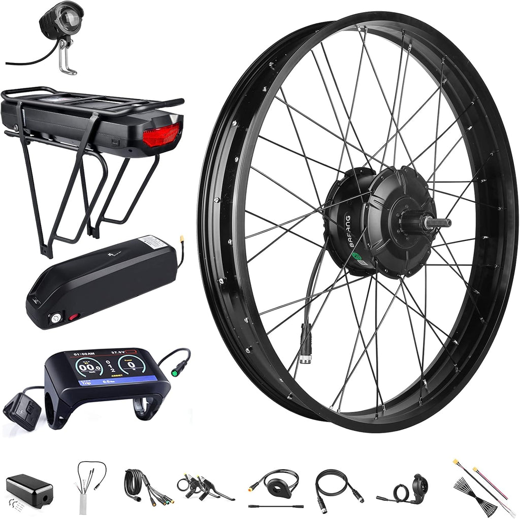 48V 1000W Rear Hub Motor Ebike Conversion Kit for 26 Fat Tire Bikes N5903