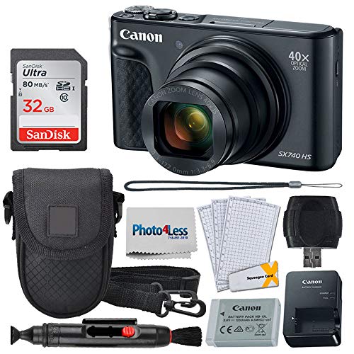 32GB Memory Card Digital Camera Bundle (Black) U12603