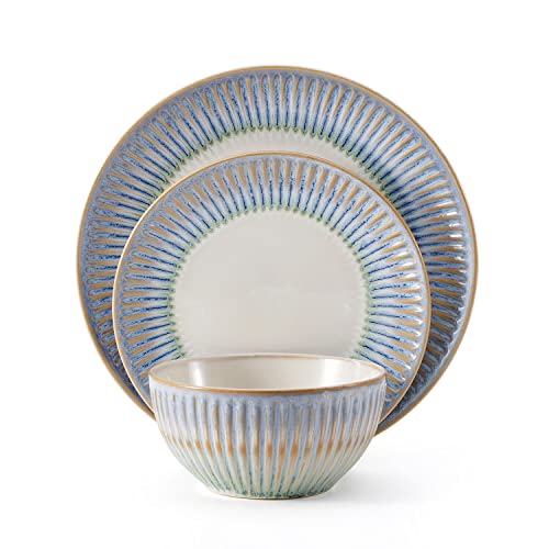 Blue 12 Piece Dinnerware Set D57141