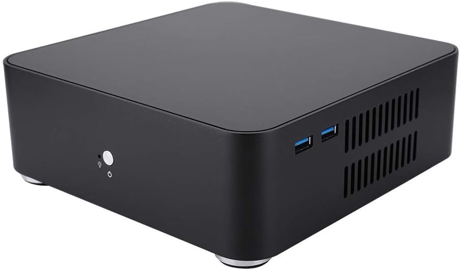 Mini ITX Desktop PC Case Black USB3.0 Pack of 2 O798