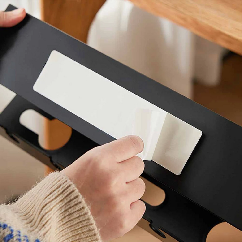 White Under Desk Cable Management Cable Tray with Clamp X65335