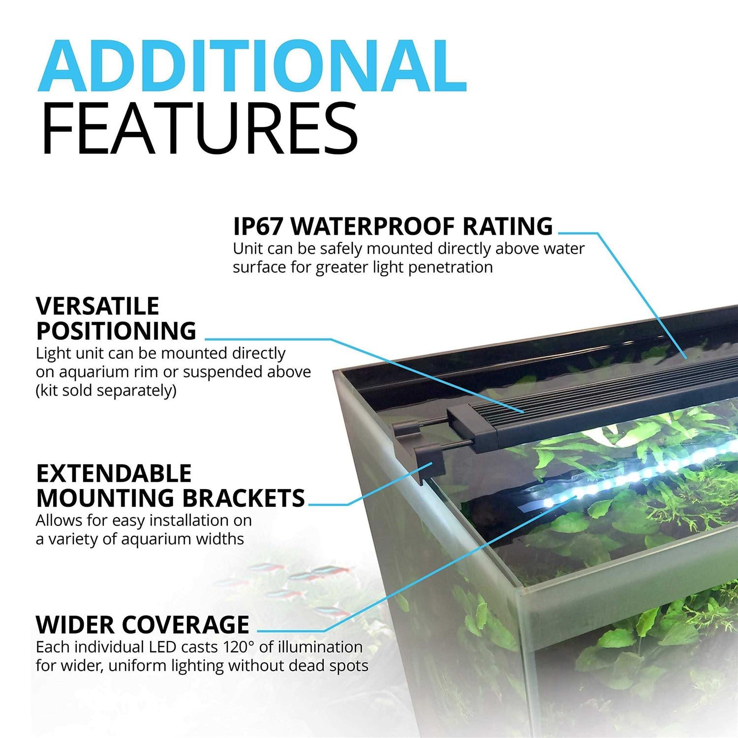 Bluetooth LED Aquarium Light C1258
