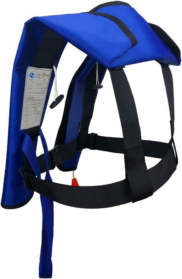 Blue Auto Inflatable Life Jacket P877614
