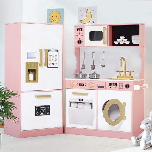 White Wooden Kids Play Kitchen B420