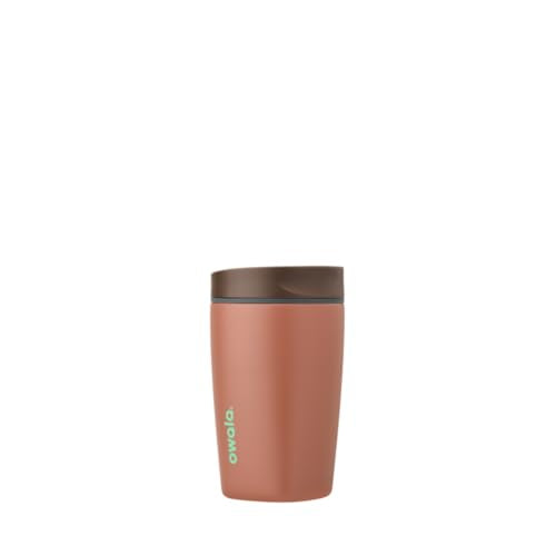 Insulated Stainless Steel Coffee Tumbler 12 oz Grey Brown K746633