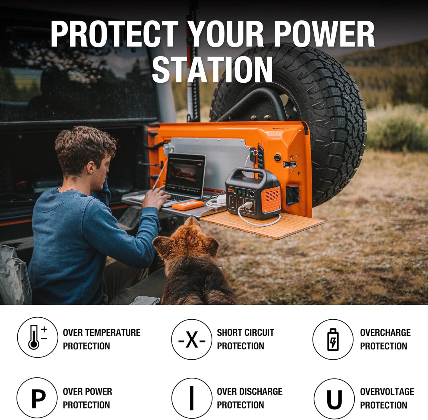 240Wh Portable Lithium Power Station with 110V/200W AC Outlet H1237