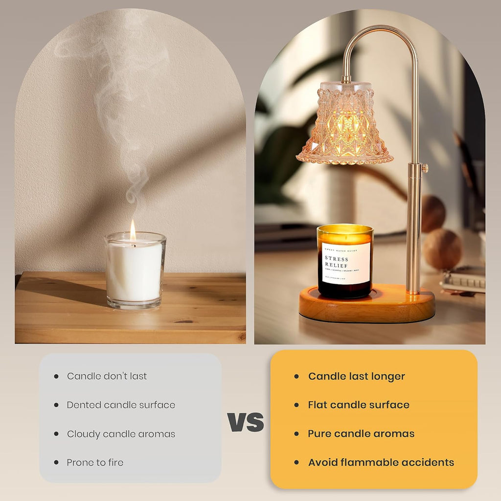 Candle Warmer Lamp with Timer & Dimmer Y163113
