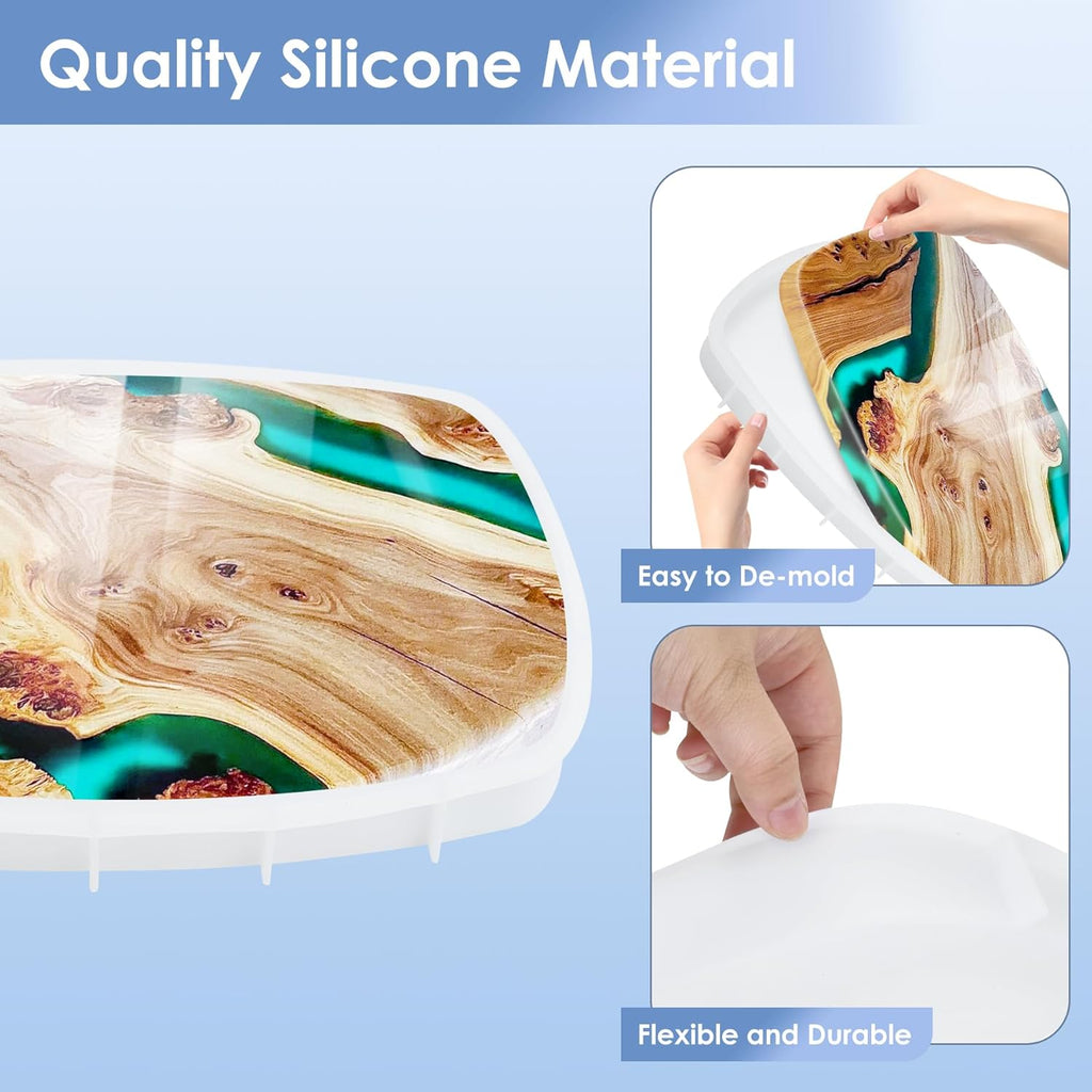 Extra Large Silicone Molds for Epoxy Resin Table U746