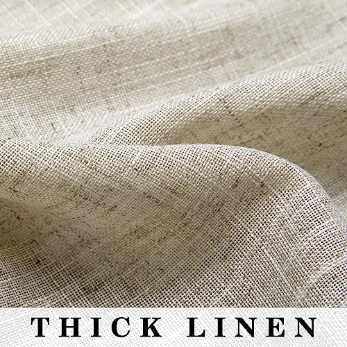 Grommet Linen Blended Sheer Curtains Z972788