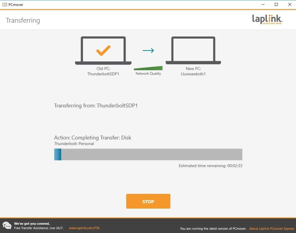 Single Use License PCmover Express W714754