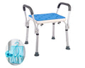 Shower Chair with Padded Seat and Tote Bag O675769