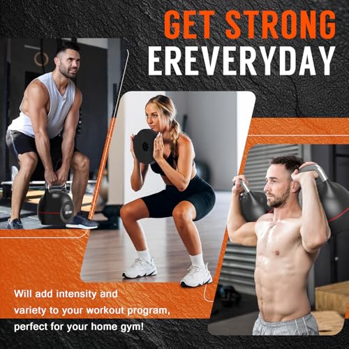7-in-1 Adjustable Kettlebell, 5-44 LBS Adjustable Weights H2626