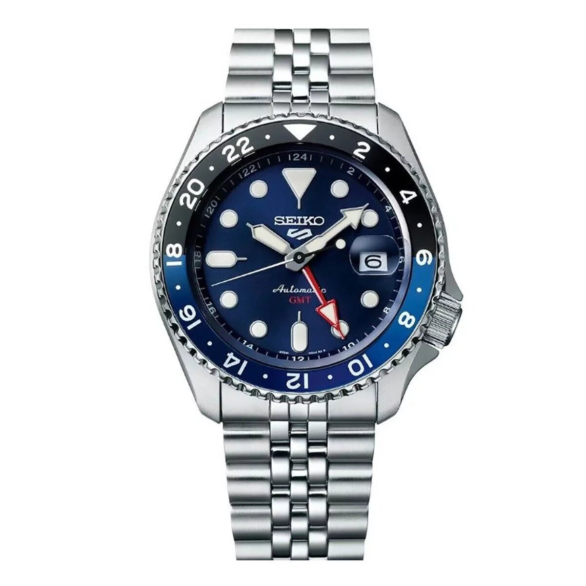 Black and Blue Bezel Watch W145