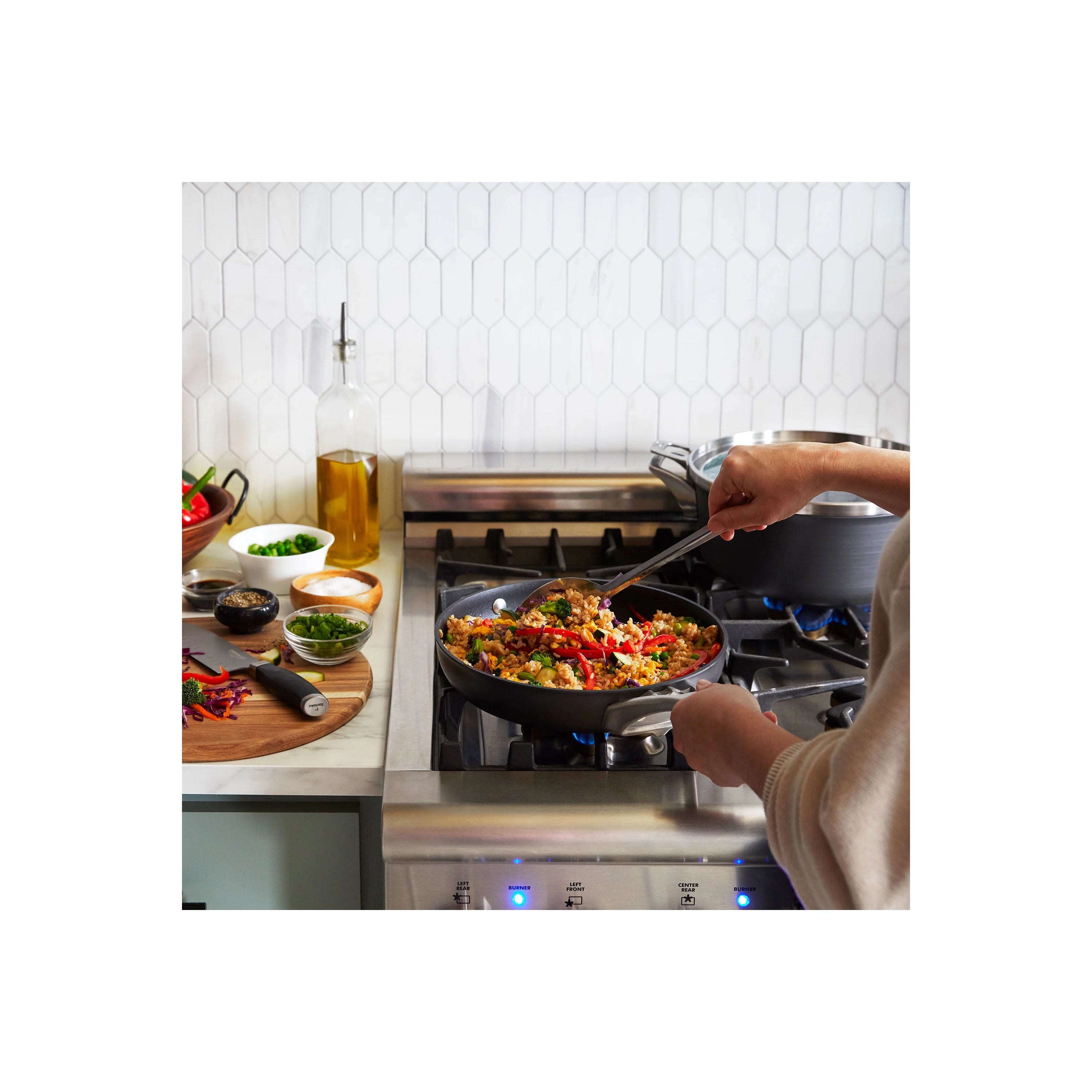 12-Quart Nonstick Stock Pot with Lid P362585