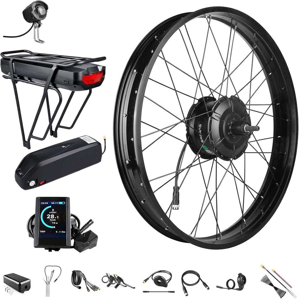 48V 1000W Rear Hub Motor Ebike Conversion Kit for 26 Fat Tire Bikes N5903