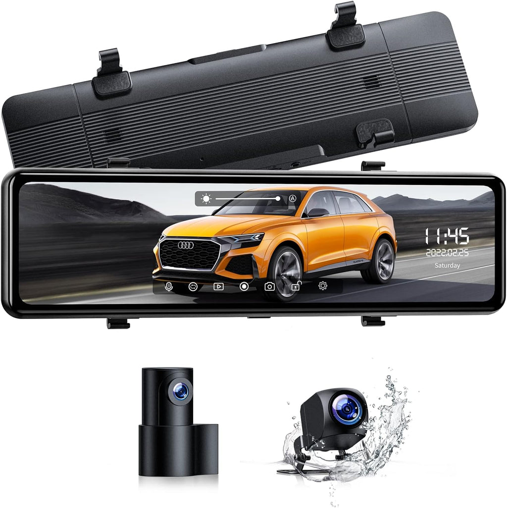 11 inch 1080P Touch Screen Dual Dash Cam with Night Vision R436