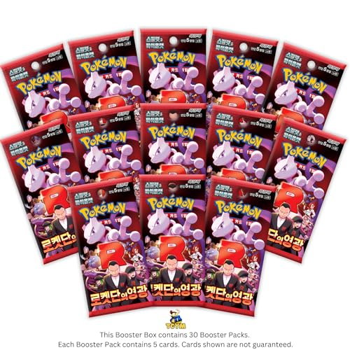 Korean Pokemon Booster Box, 30 Packs U48866