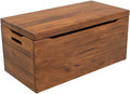 36” Solid Wooden Storage Chest with Handles Y4962