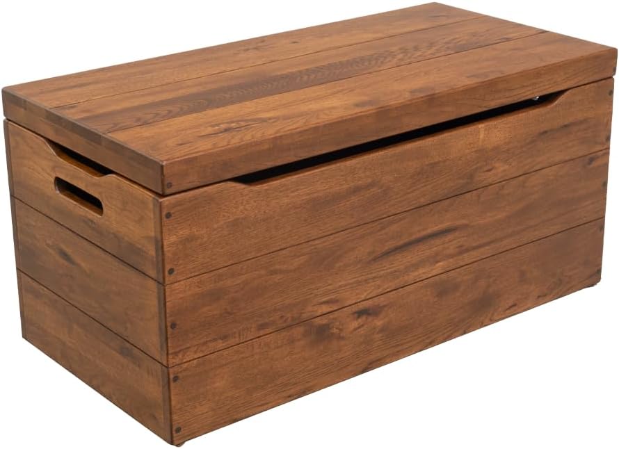 36” Solid Wooden Storage Chest with Handles Y4962