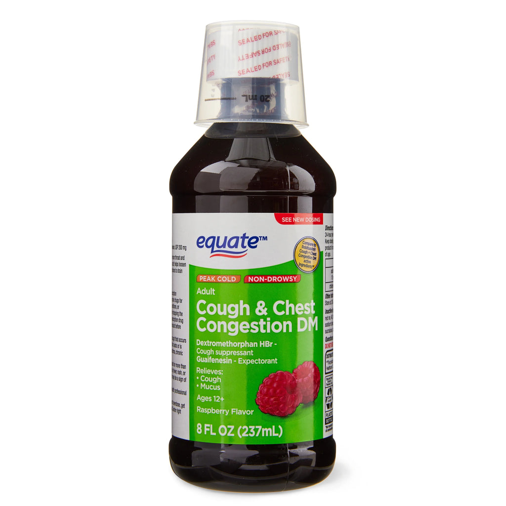 Raspberry Flavor Cough and Chest Congestion DM, 8 fl oz N6608
