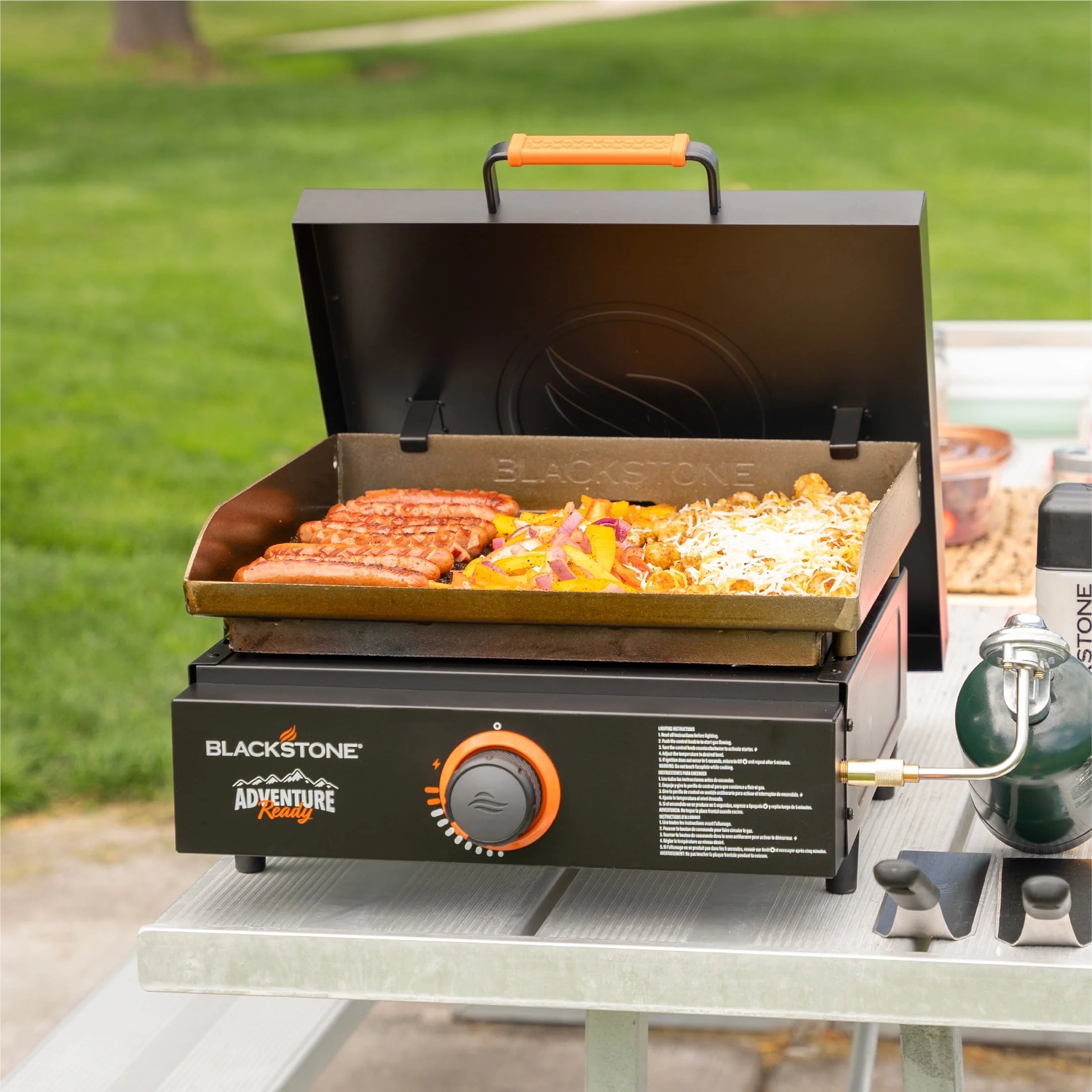 17" Propane Griddle with Hard Cover G364
