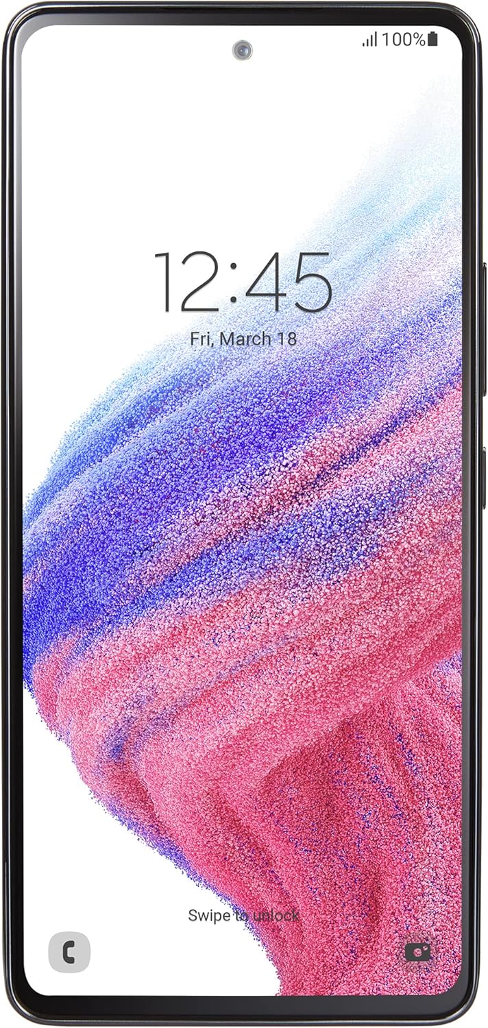 Black 128GB Samsung Galaxy A53 5G Prepaid Smartphone H198