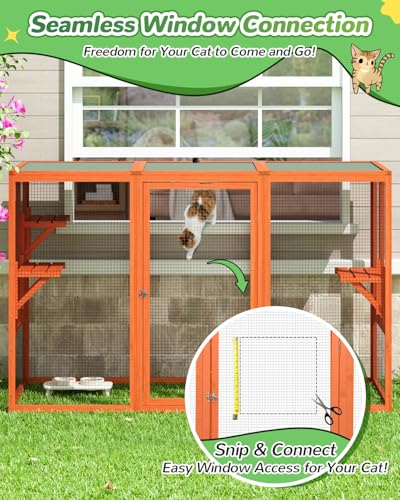 Grey Wooden Cat Enclosure J1507