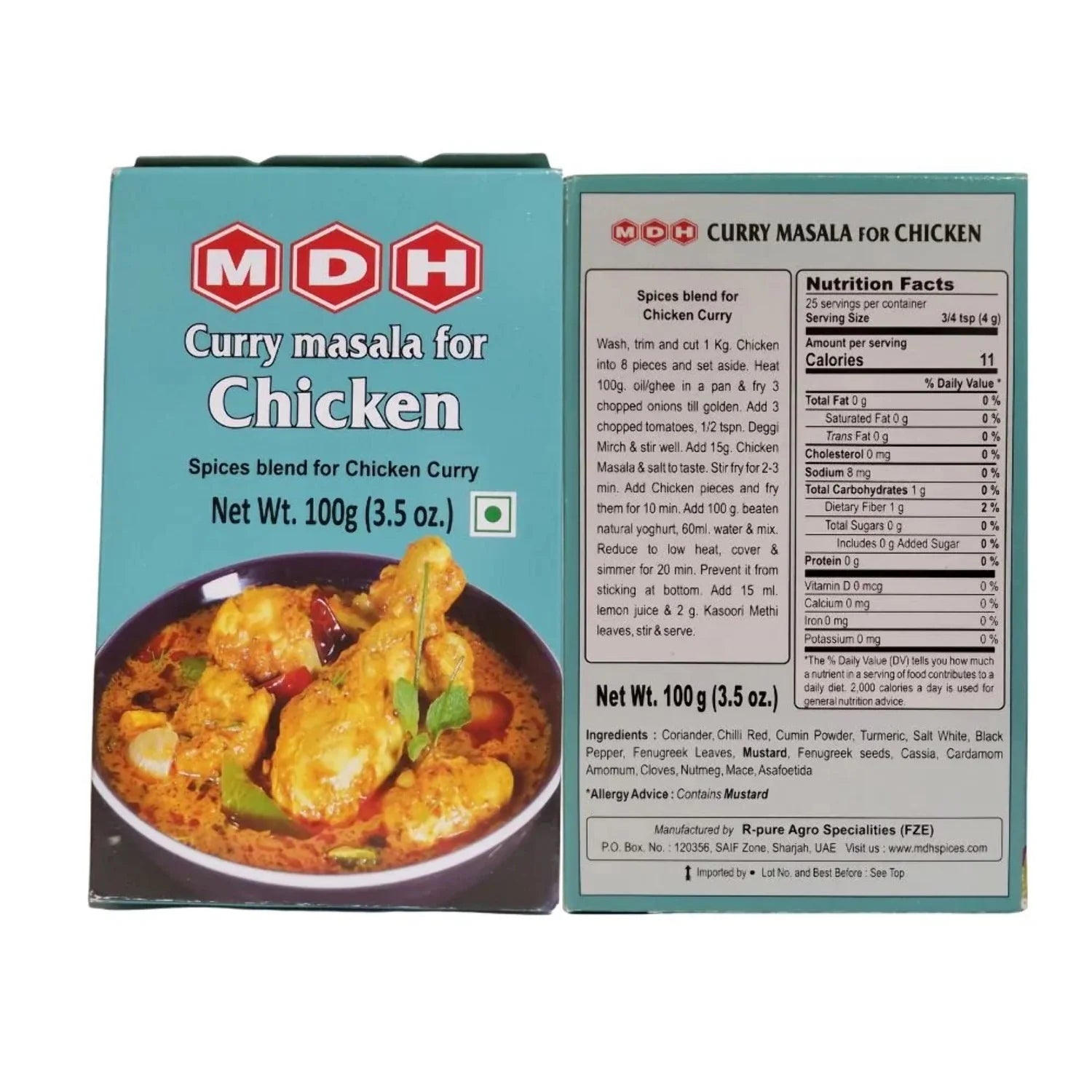 100g Curry Masala (Pack of 10) T2824