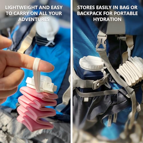 Collapsible Silicone Water Bottle 610ml T66568