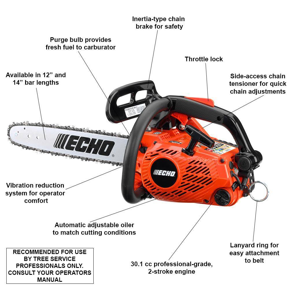 12x22 Bar Top Handle Chainsaw W324270
