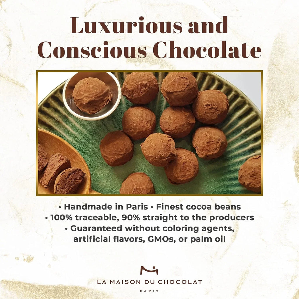 2Pcs Dark Chocolate Truffles F7799