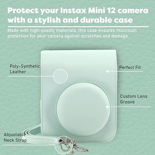 Mint Green Instant Camera Bundle with 60 Sheets Instant Film G731