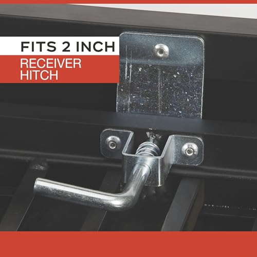Aluminum Hitch Cargo Carrier with Ramp, 500-Lb. Capacity, Black, 60in. x 30in. x 4in. B61683