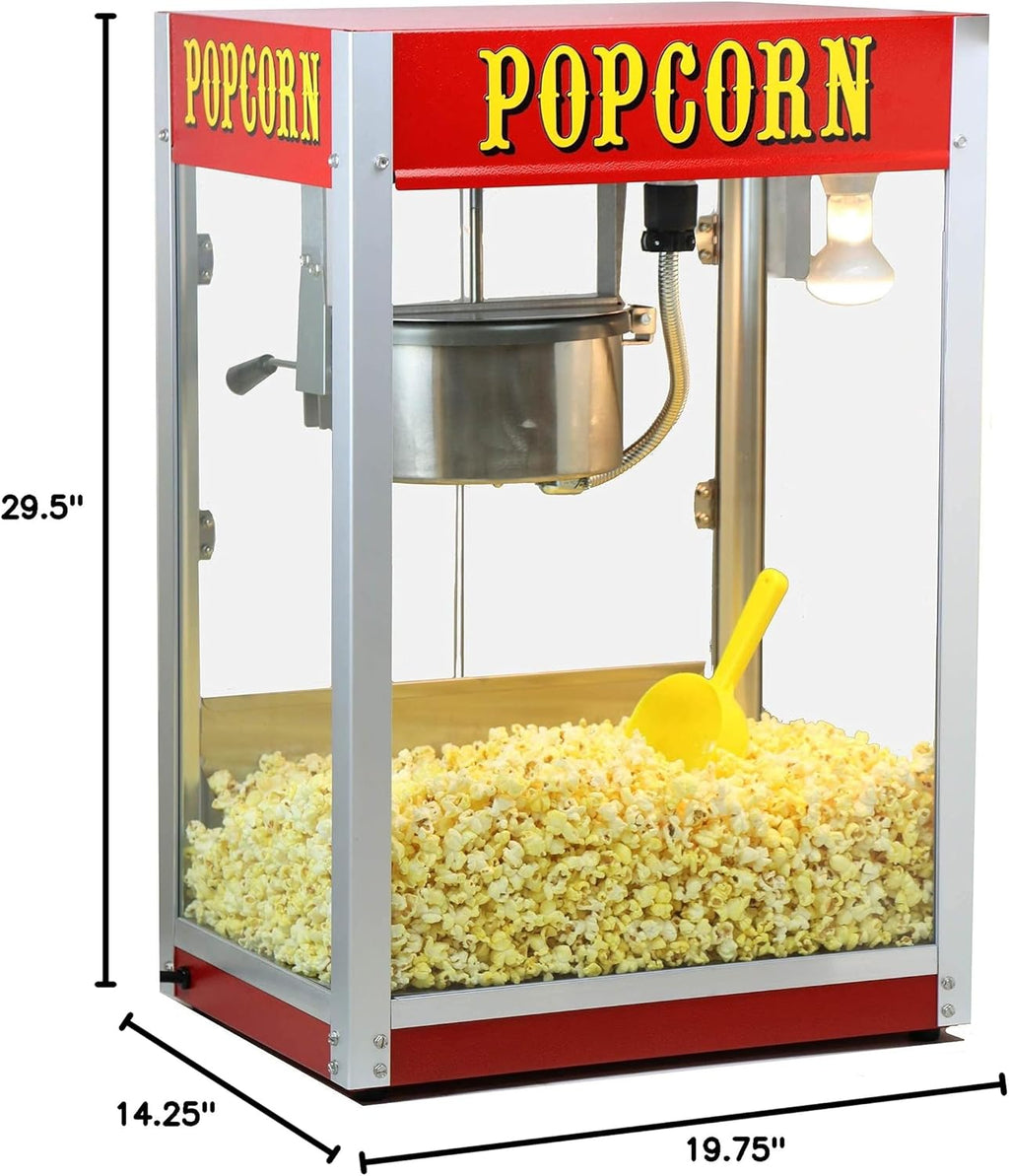 Red 8 Ounce Popcorn Machine U223