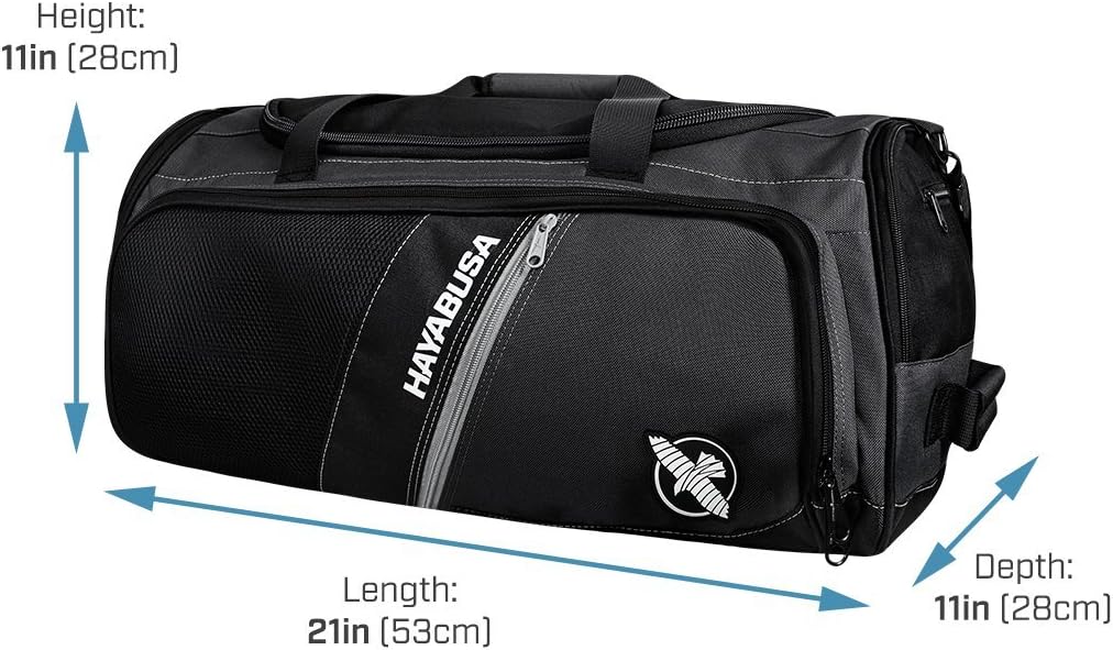 Black/Grey 50L Duffle Bag T4302