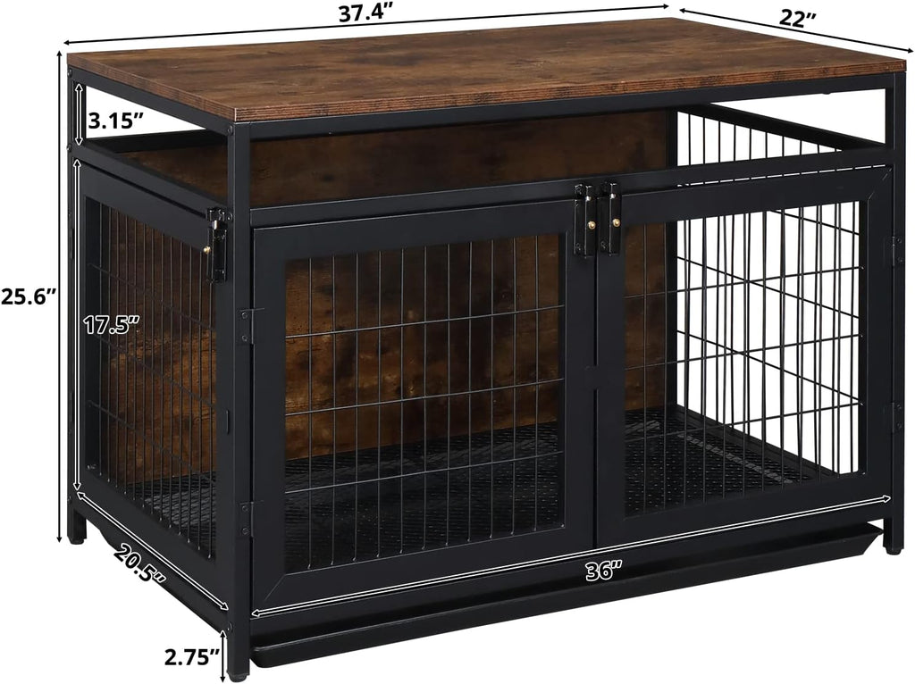 37" Double Door Sideboard Cabinet M5161