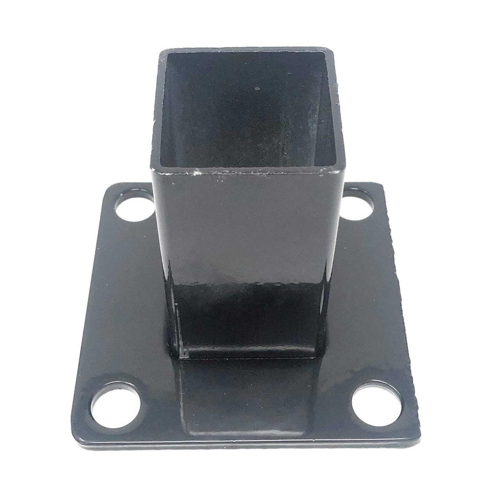 Metal Flange for 2 Square Post with Cover and 4 Pcs Anchor Bolts T80416