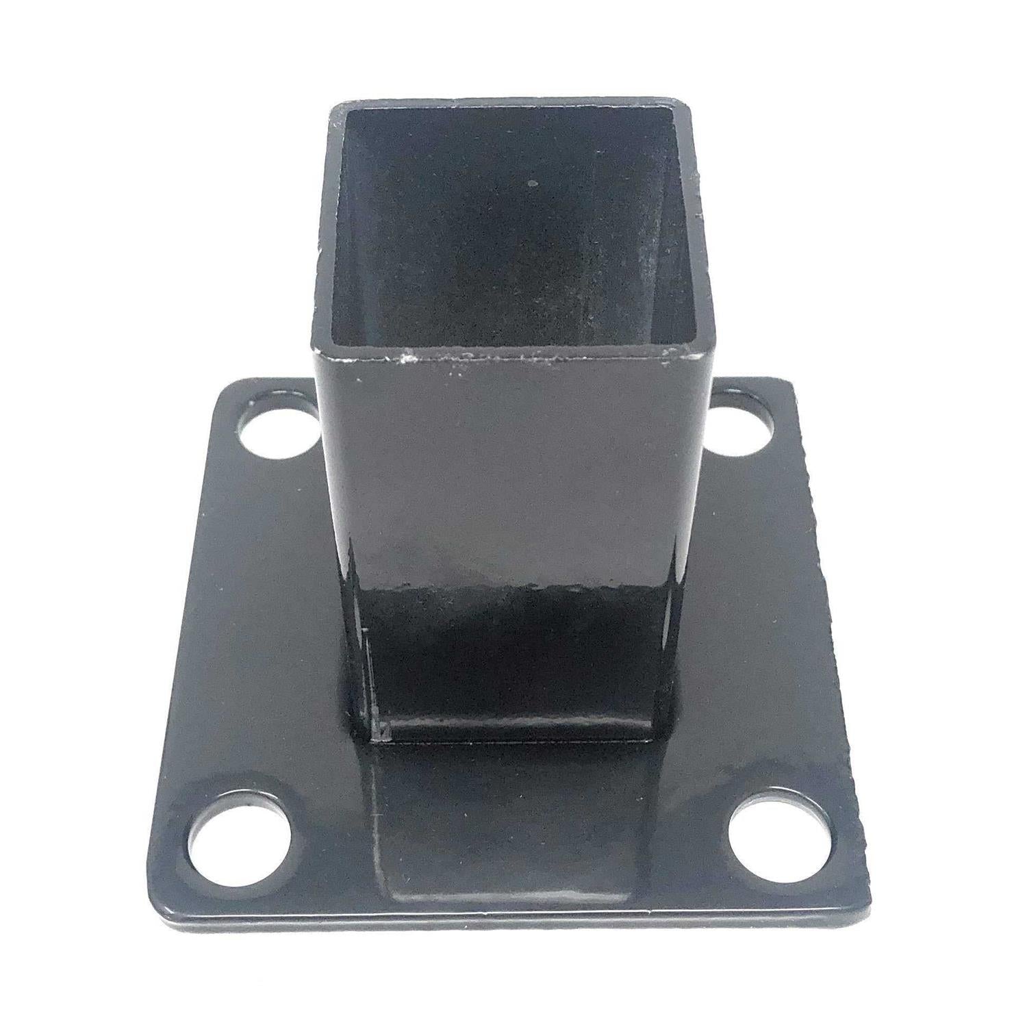 Metal Flange for 2 Square Post with Cover and 4 Pcs Anchor Bolts T80416